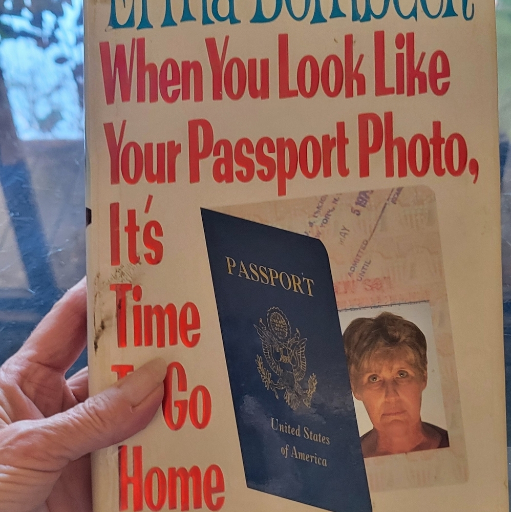 Humorous Home Accent Book - Red and Blue Cover